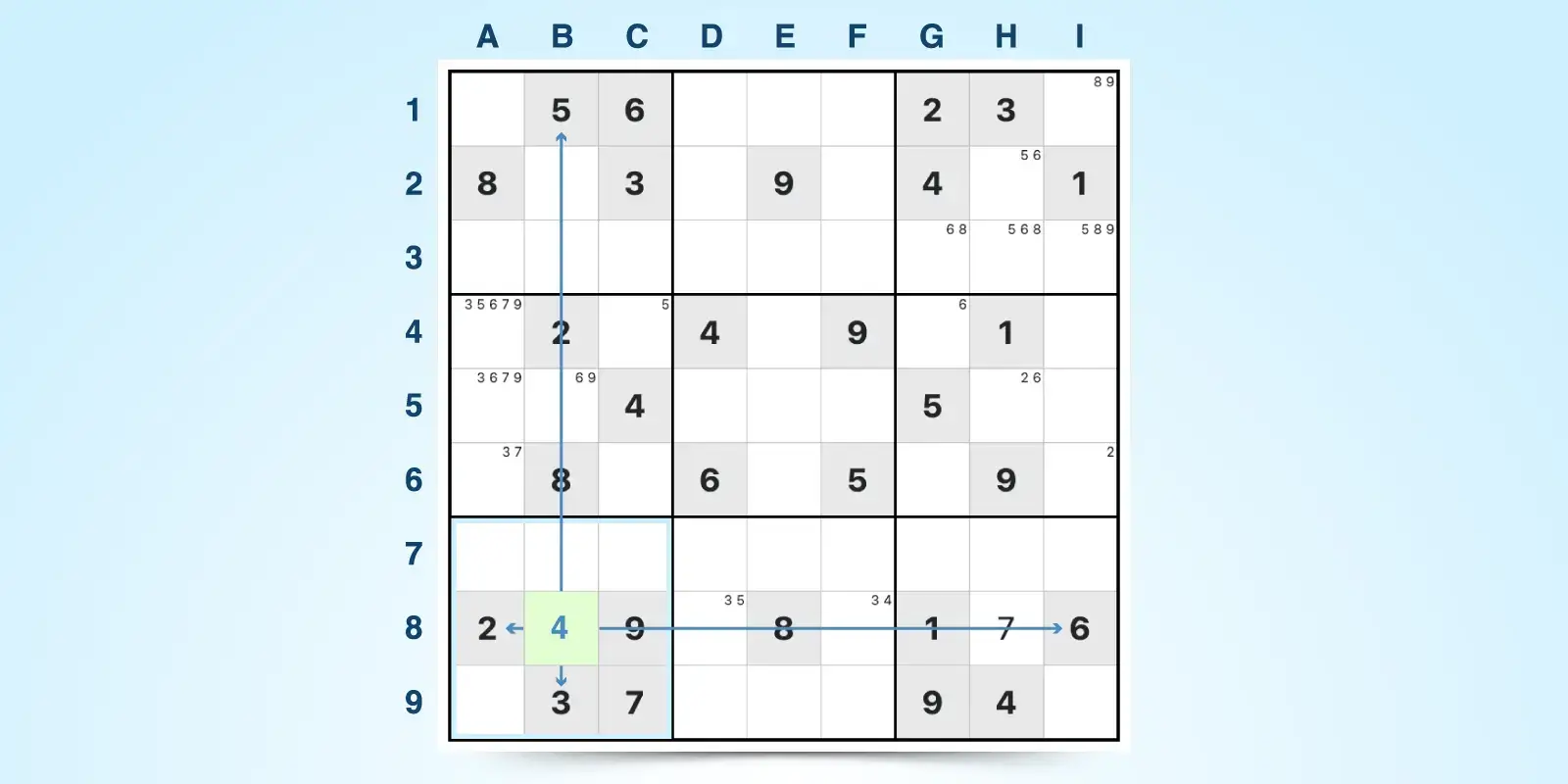last possible number sudoku strategy example