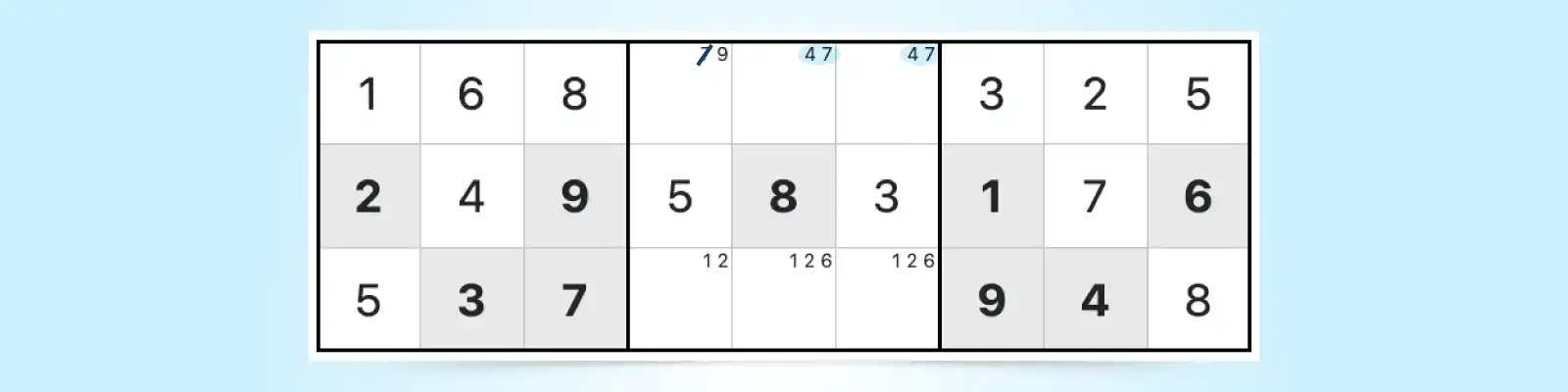 naked pair sudoku strategy example